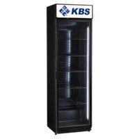 KBS Glastürkühlschrank schwarz